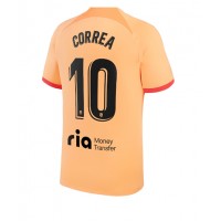 Fotbalové Dres Atletico Madrid Angel Correa #10 Alternativní 2022-23 Krátký Rukáv